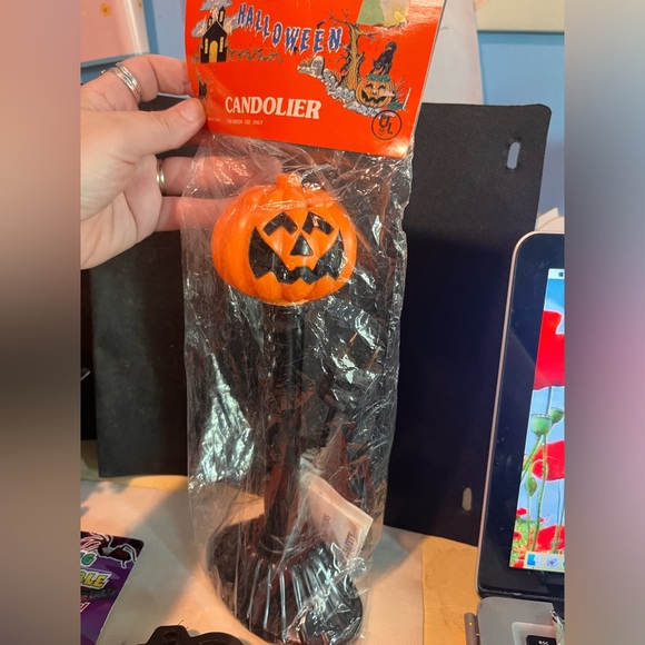 Cvs Other - Vintage Candolier Pumpkin light in original packaging!